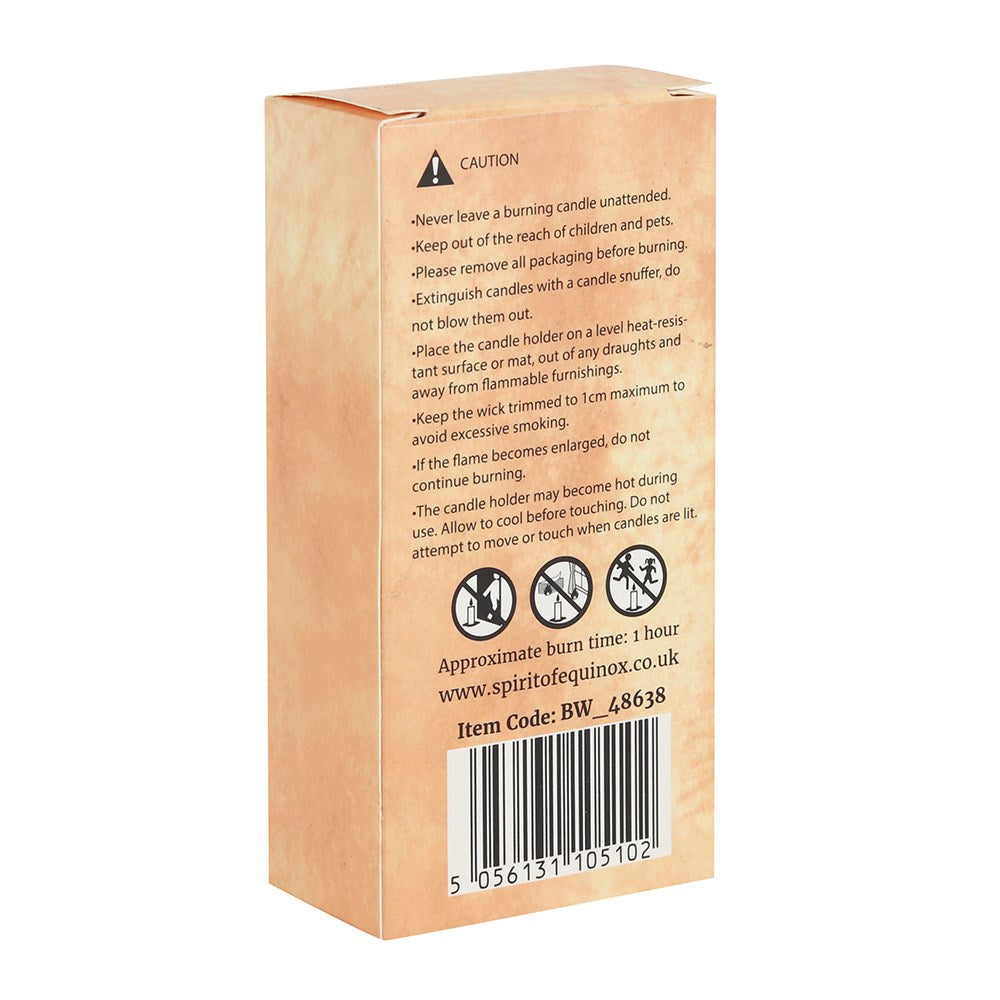 Pack of 6 Red Beeswax Spell Candles - GothandAlternative