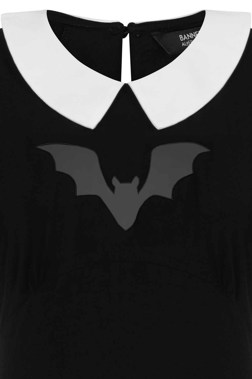 Banned Apparel Bat Bewear Jersey Top with Bat Cut-Out