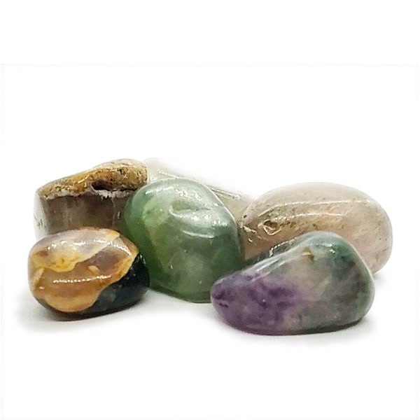 Fluorite Polished Tumblestone Healing Crystal