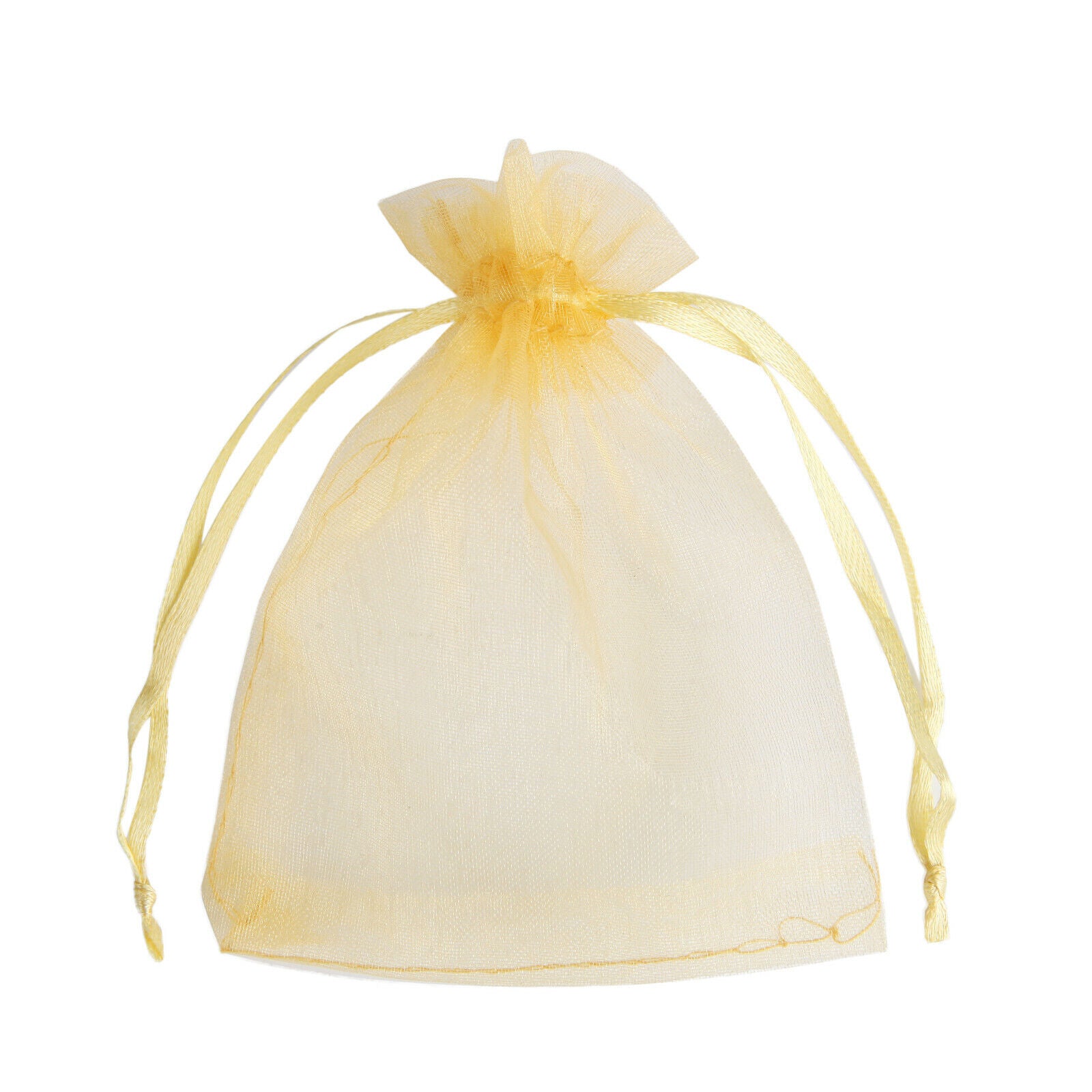 Gold Organza Gift Bag