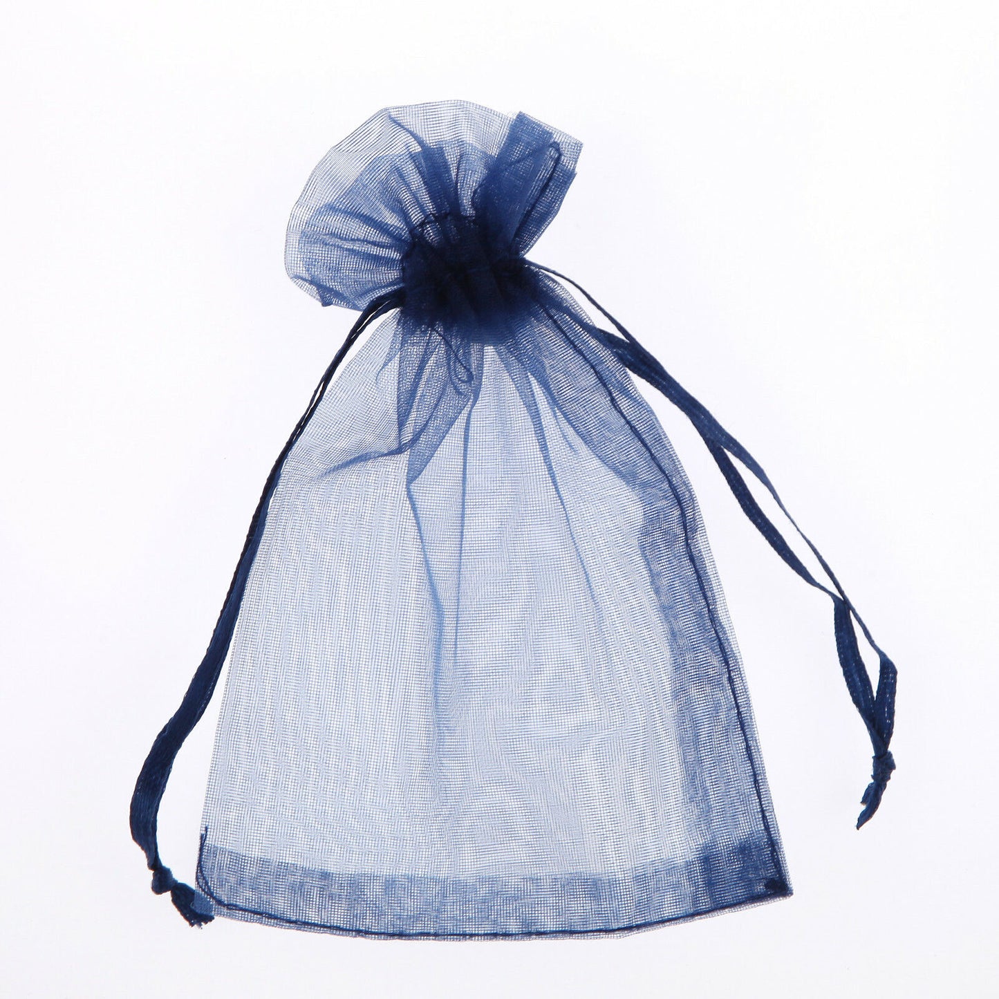Navy Blue Organza Gift Bag
