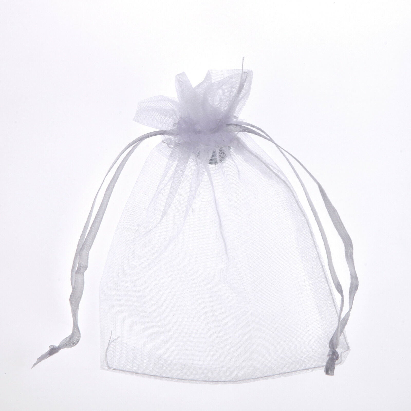Silver Organza Gift Bag