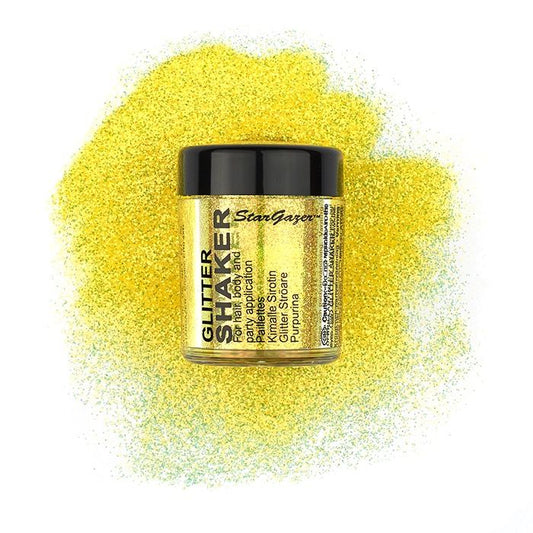 Stargazer Neon Yellow UV Reactive Face, Eyes, Hair Glitter Shaker