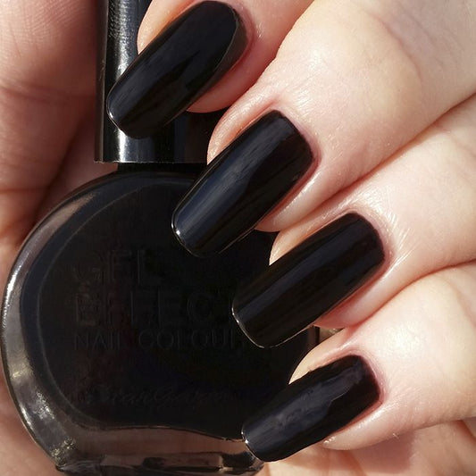 Stargazer Gel Effect Nail Polish Extra Glossy Evil Black