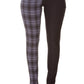 Banned Apparel Half the Damage Black and Grey Check Trousers