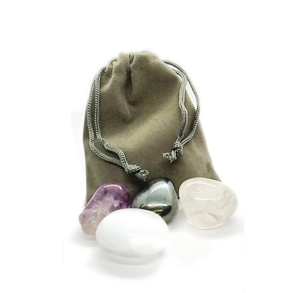 Sleep Well Healing Crystal Tumblestone Gift Set