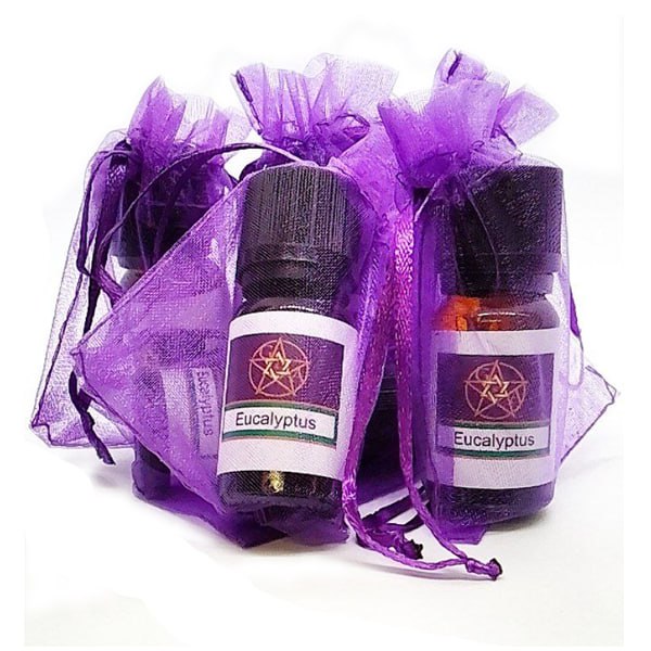 100% Pure Eucalyptus Essential Oil 10ml in Organza Gift Bag