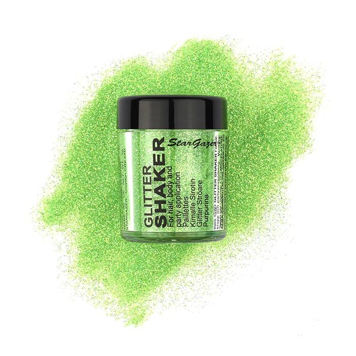 Stargazer Neon Green UV Reactive Face, Eyes, Hair Glitter Shaker